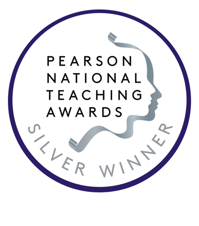 Pearson National Teaching Awards - Silver Winner badge