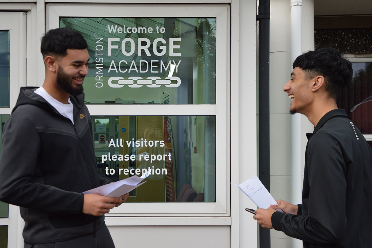 Forge A-level results