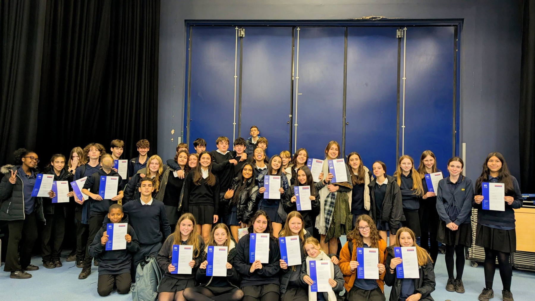Group shot of learners from City of Norwich School