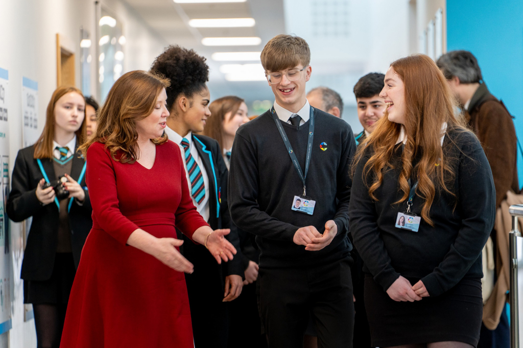 Dame Rachel de Souza at Ormiston Bushfield Academy