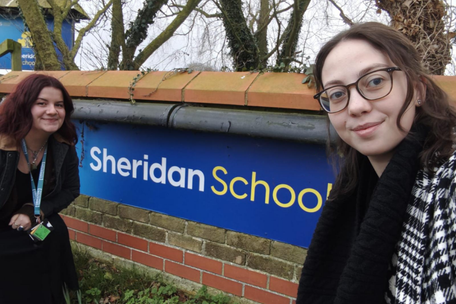 Trainee teachers at Sheridan school