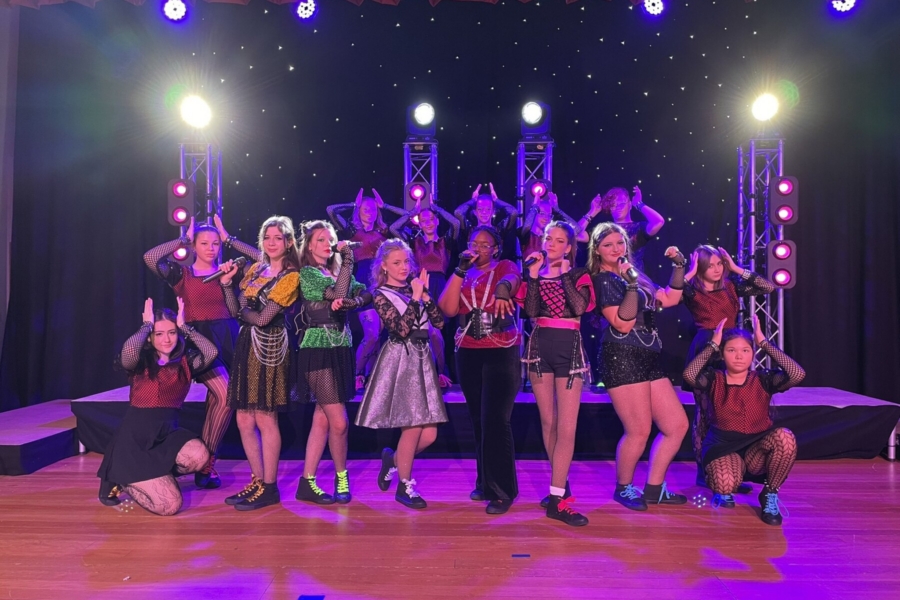 Ormiston Victory Academy pupils dressed as characters from SIX the musical