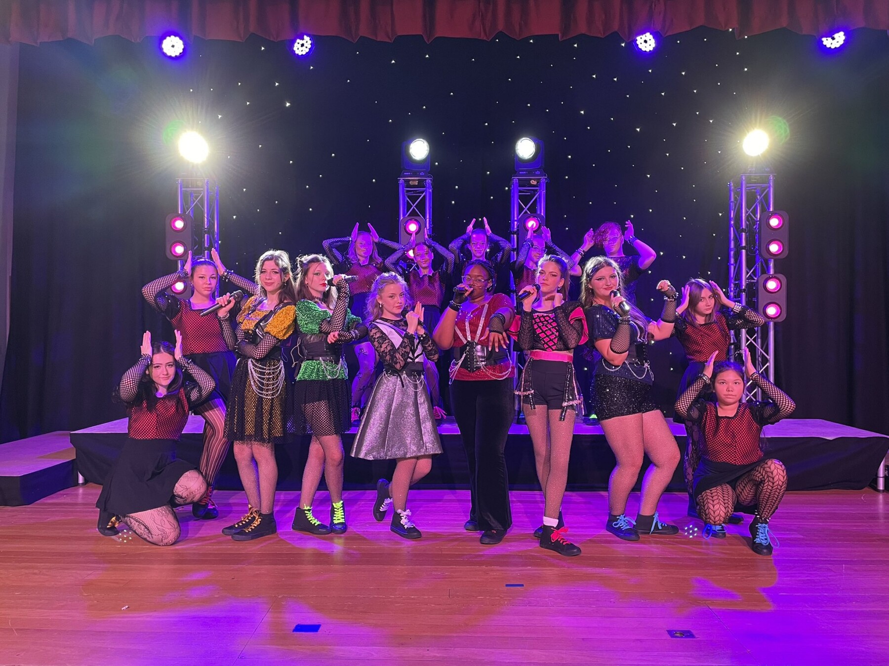 Ormiston Victory Academy pupils dressed as characters from SIX the musical