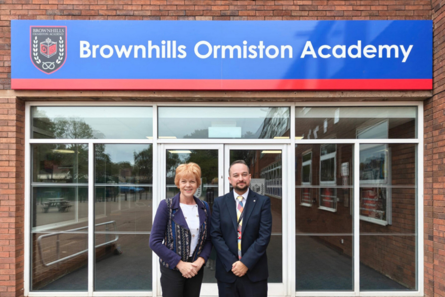 Principal and MP Wendy Morton